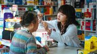 Scen from Hyper Knife - Se-ok at ther pharmacy | Image via: Disney +